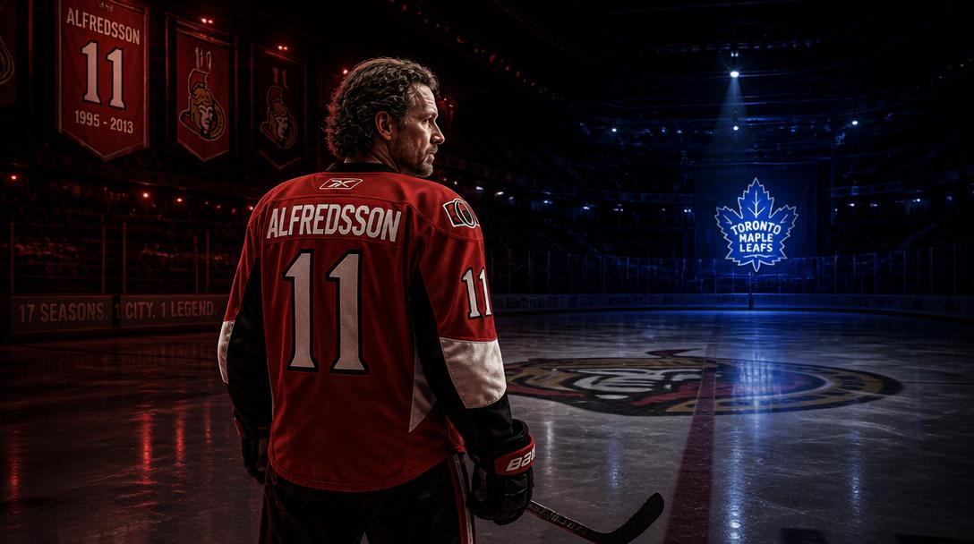 Daniel Alfredsson lämnar Ottawa för rivalklubben Toronto Maple Leafs