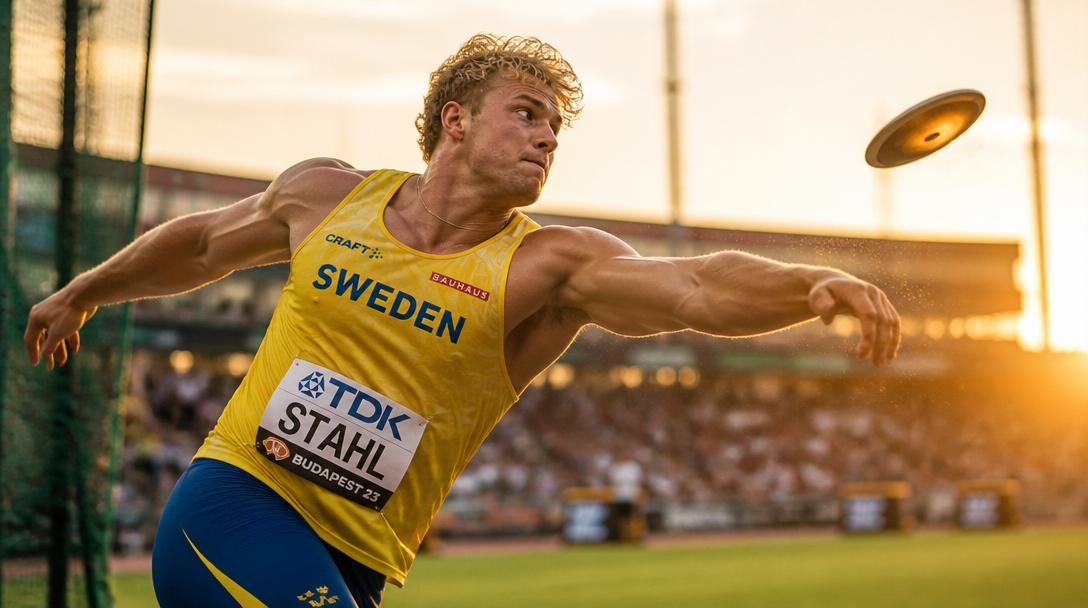 Daniel Ståhl slog årsbästa på 69,85 meter inför EM