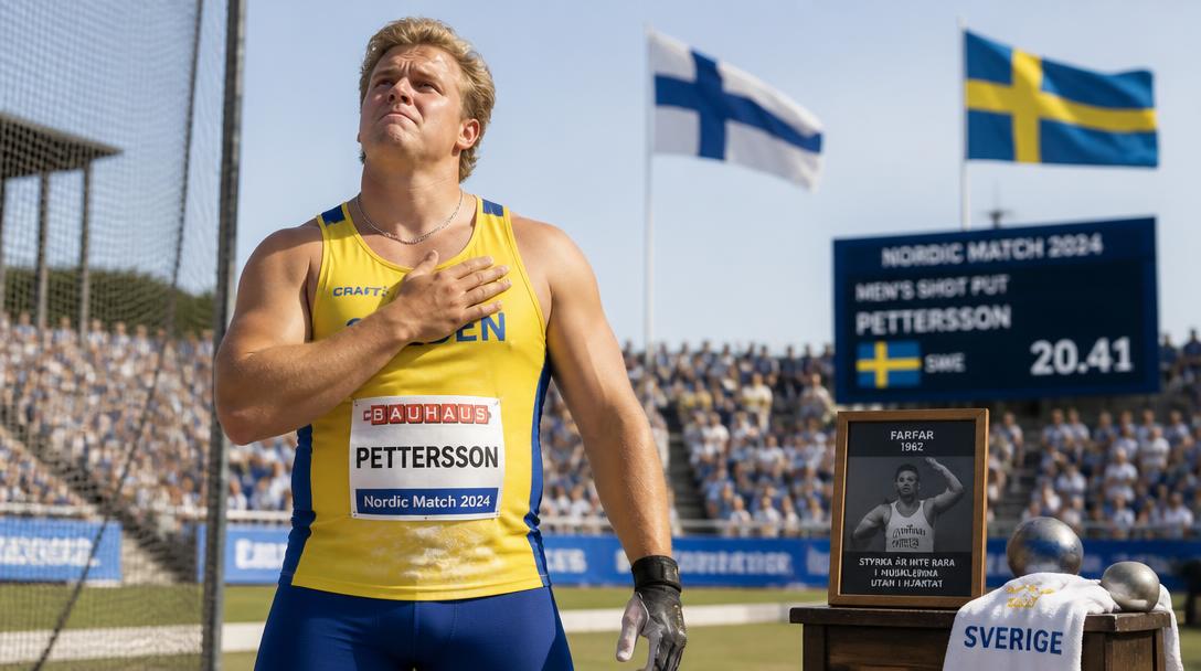 Daniel Ståhl tävlar i Finnkampen för första gången utan sin pappa