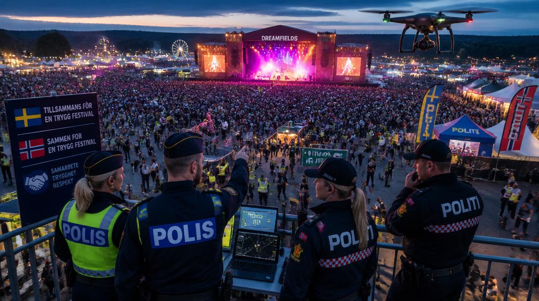 Dansbandsveckan i Malung får för första gången norsk polishjälp