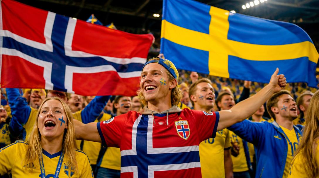 De flesta svenskar hejar på Norge i fotbolls-VM