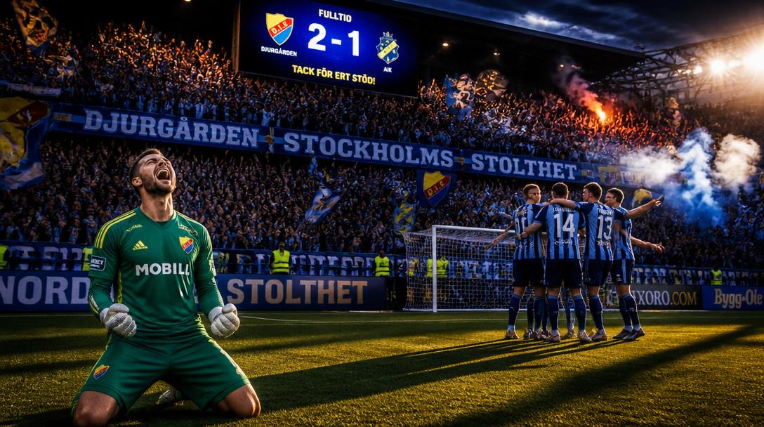 Djurgården bröt 15-årig derbysvit med 4–2 mot AIK