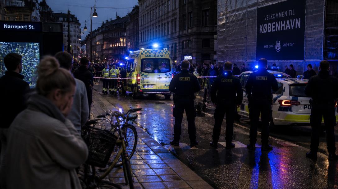 Dödsmisshandeln av svenske polisen i Köpenhamn fångades på film