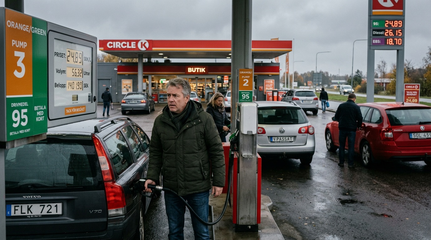 Drivmedelspriserna stiger med upp till 30 öre efter Irankriget