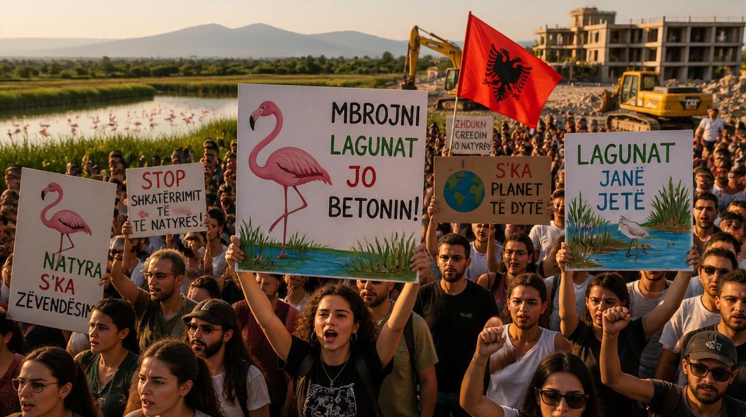 Dua Lipa kallar albanska protesterna mot Kushner-resort "inspirerande"