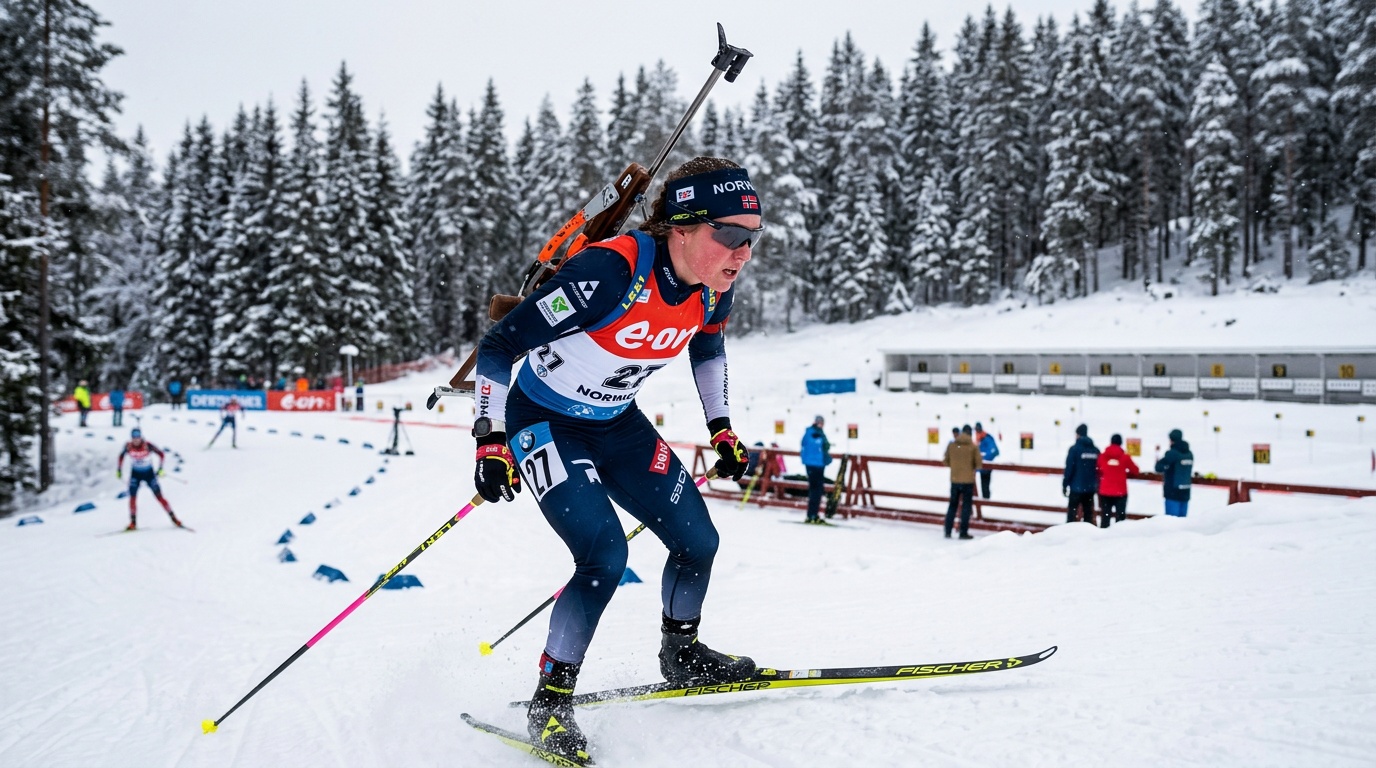 Dubbelt svenskt på pallen i Kontiolax, Öberg och Magnusson klättrar upp