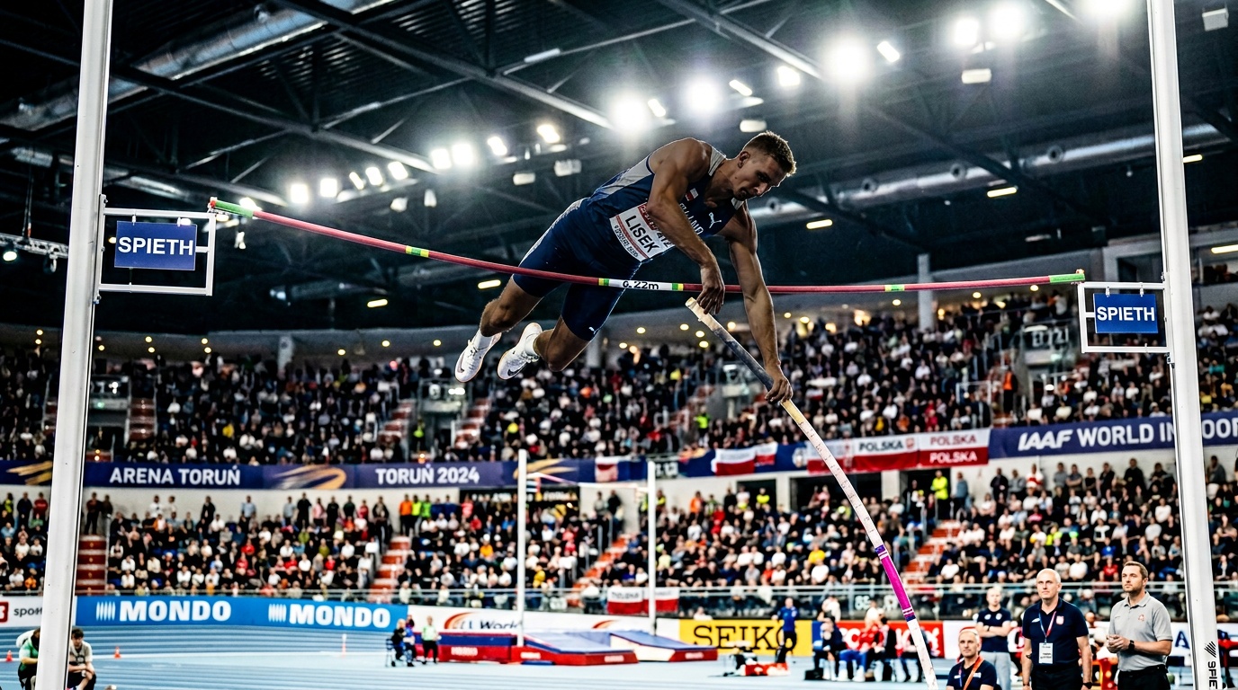 Duplantis tog fjärde raka inne-VM-guldet, frun hemma i Sverige
