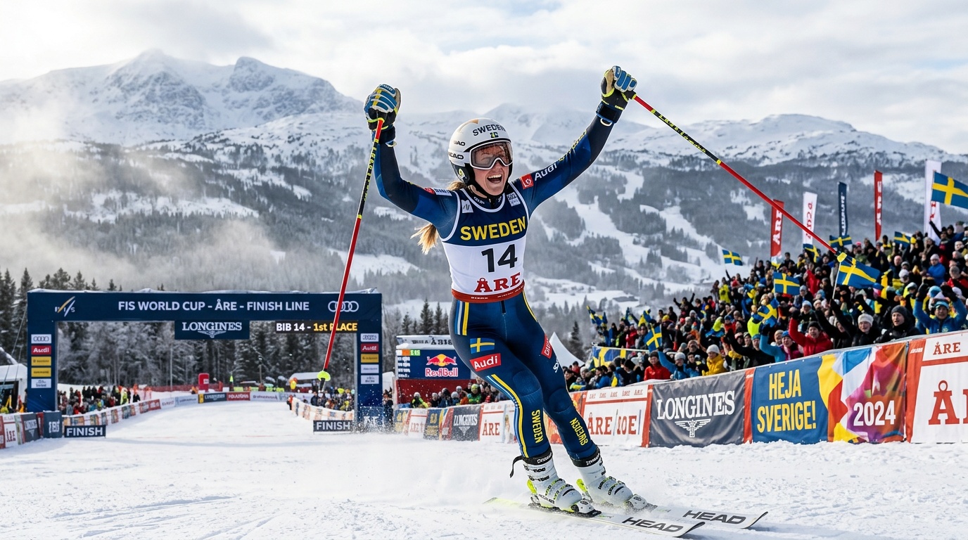 Ebba Årsjö tar andra guldet i Paralympics, sju sekunder före tvåan