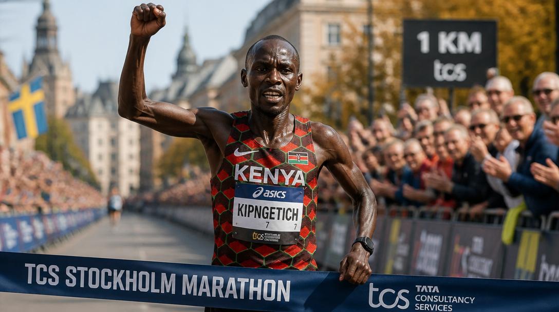 Edwin Kiptoo och Rebeca Chesir vinner Stockholm Marathon 2026