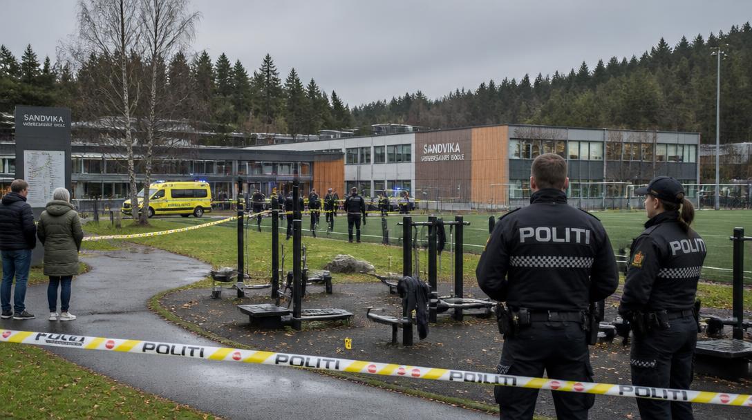 Elev skadad med tillhygge på gympalektion i Växjö