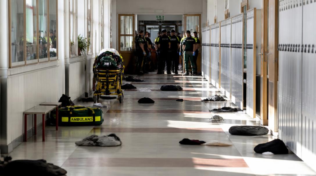 Elev vittnar om knivdåd på skola i Fagersta: "Han kom från ingenstans"