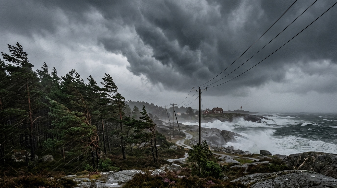 Ellevio höjer beredskapen i sex län efter SMHI:s vindvarning