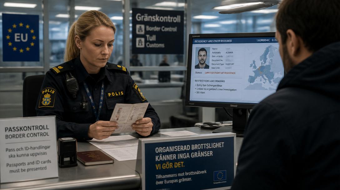 Elva gängkriminella utomlands förlorar svenska uppehållstillstånd