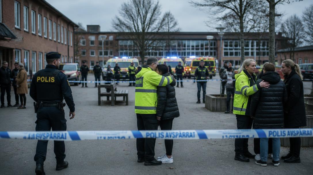 En 17-årig flicka dödad efter svärdattack på skola i Fagersta