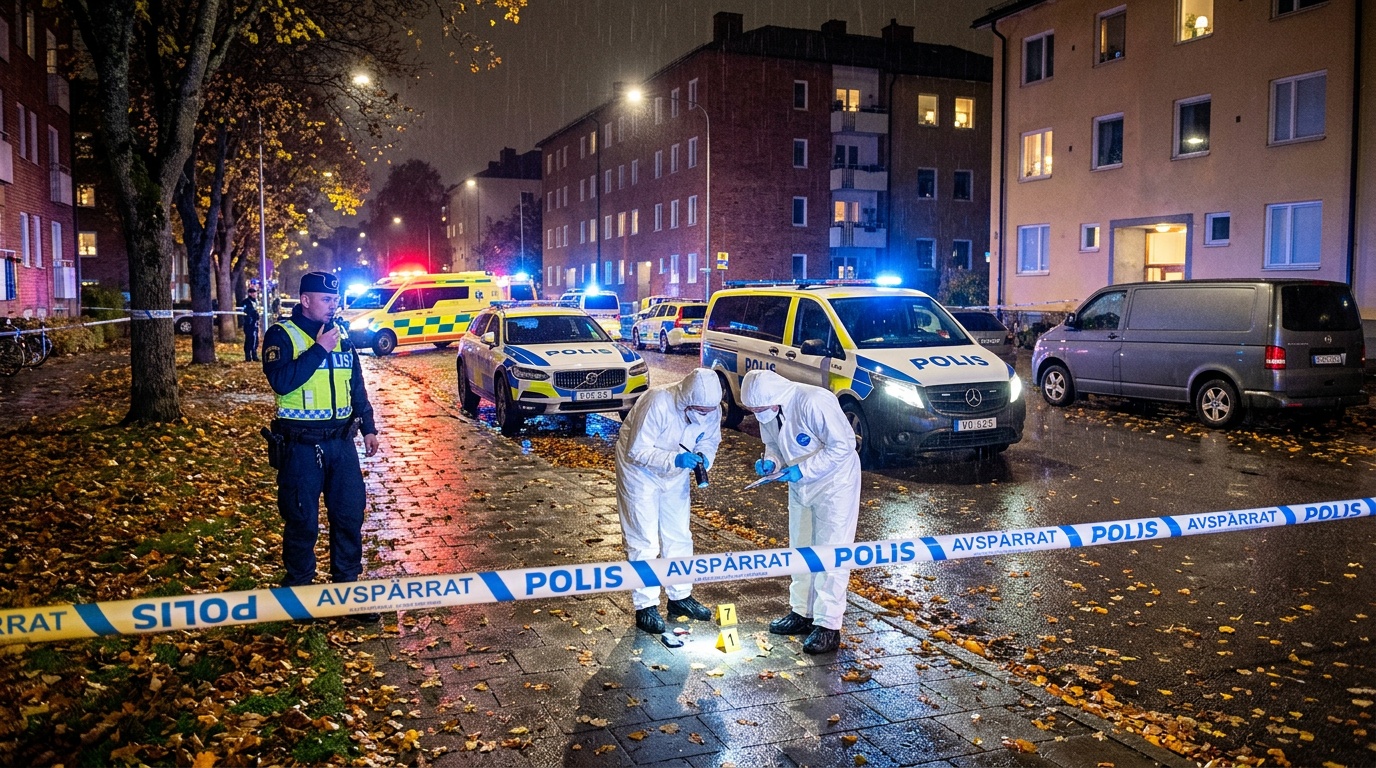 En man död och kvinna allvarligt skadad efter skjutning i Helsingborg