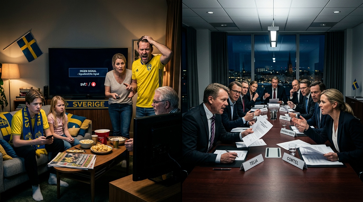 En miljon Tele2-kunder kan missa Sveriges VM-kval mot Ukraina i kväll