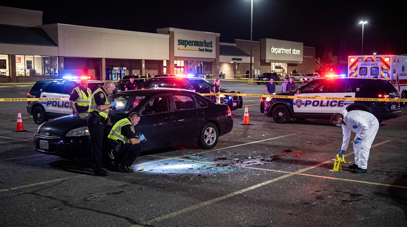 En person anhållen efter dödsskjutning i Helsingborg, skytten fortfarande på fri fot