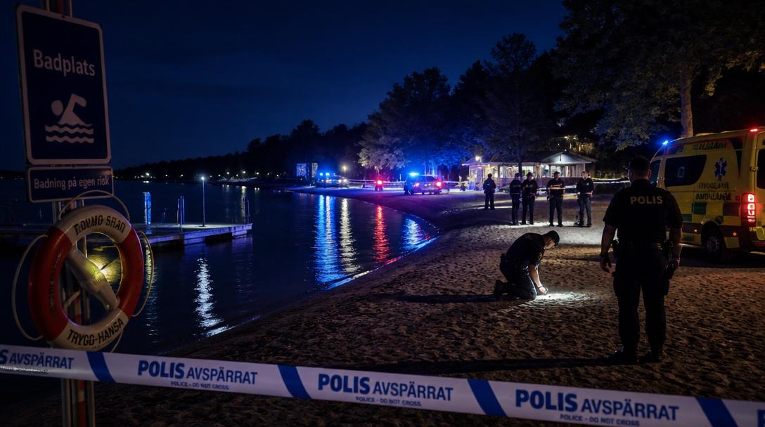 En ung man död efter bråk vid badplats i Stenungsund
