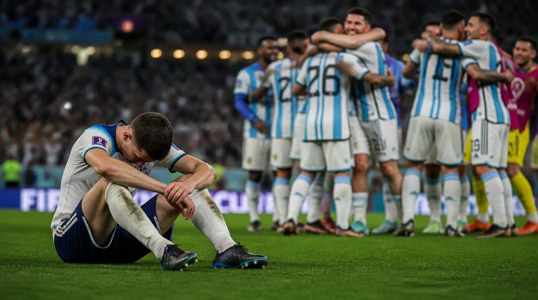 England förlorade VM-semifinalen mot Argentina, brittiska krönikörer rasar