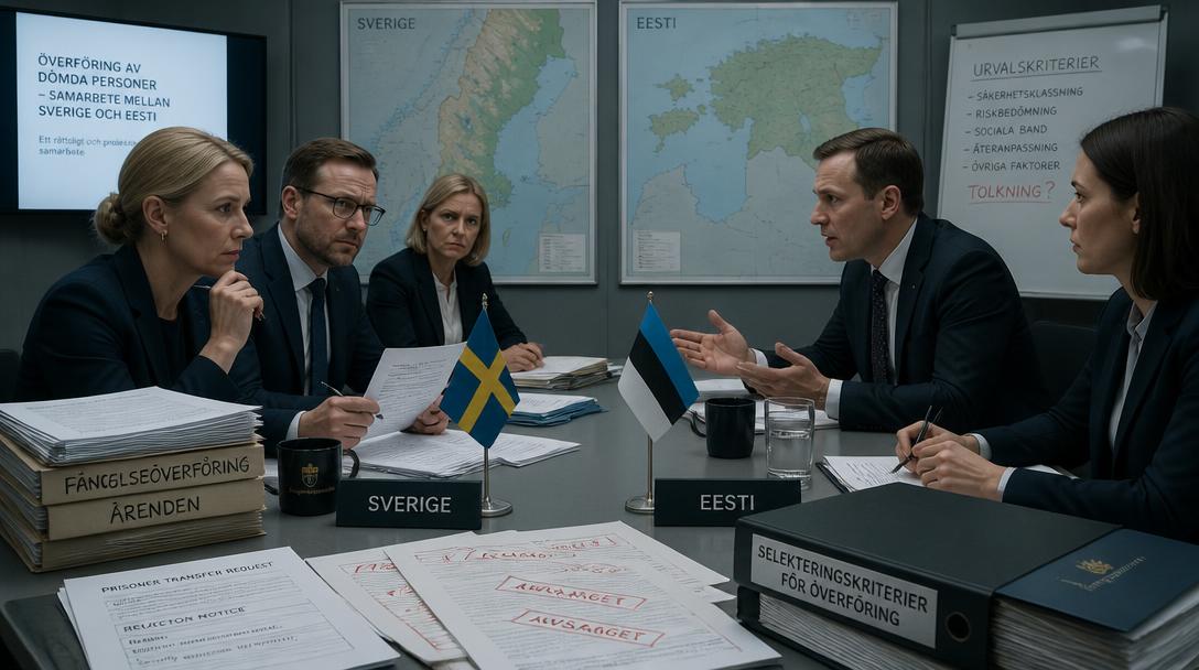 Estland stoppar mer än hälften av Sveriges utvalda fångar