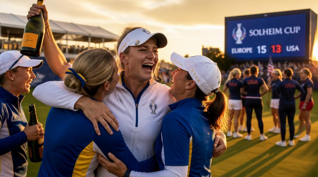 Europa vann Solheim Cup med 15–13 mot USA