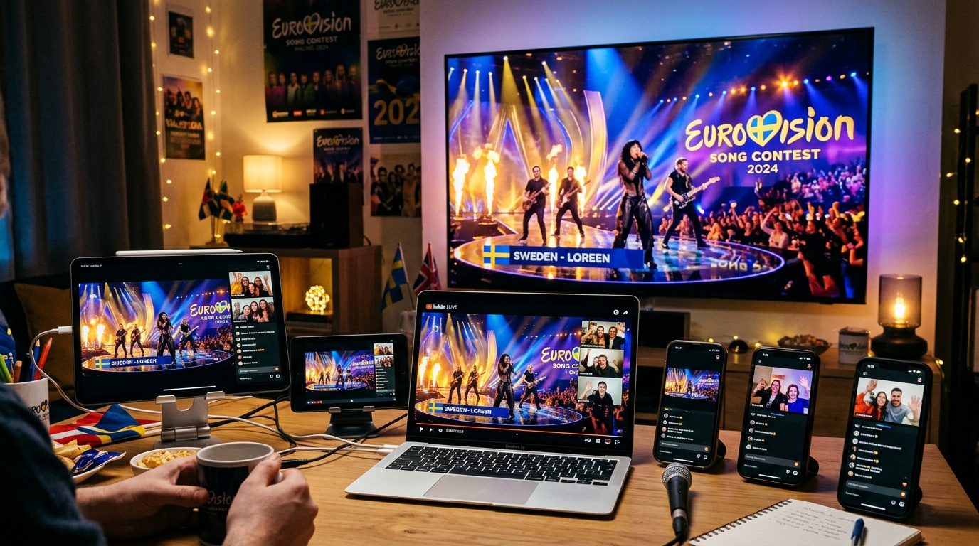 Eurovision sänds gratis på Youtube för första gången