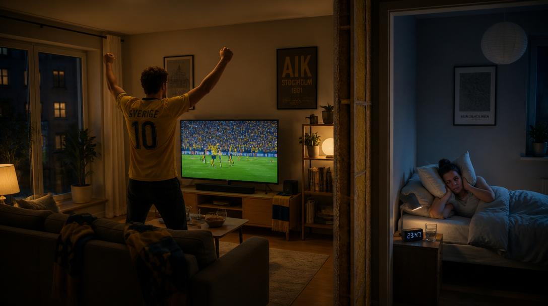 Experter lugnar VM-tittare: Fotbollsvrål leder inte till vräkning