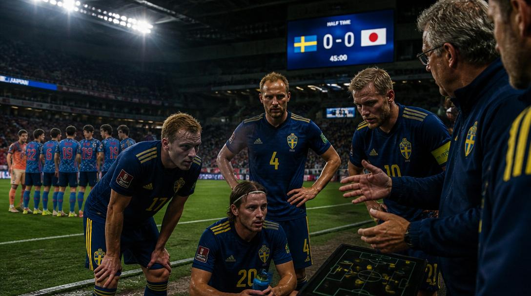 Experterna varnar i halvtid: "Japan nöter sig in i matchen"