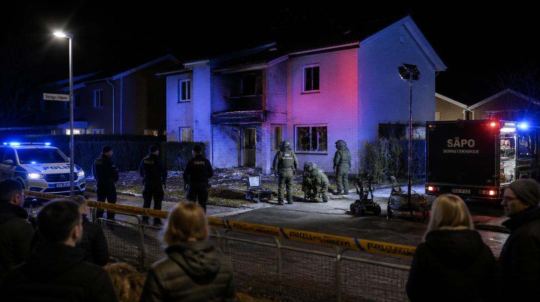 Explosion i Västra Frölunda – bombskyddet kallat till platsen