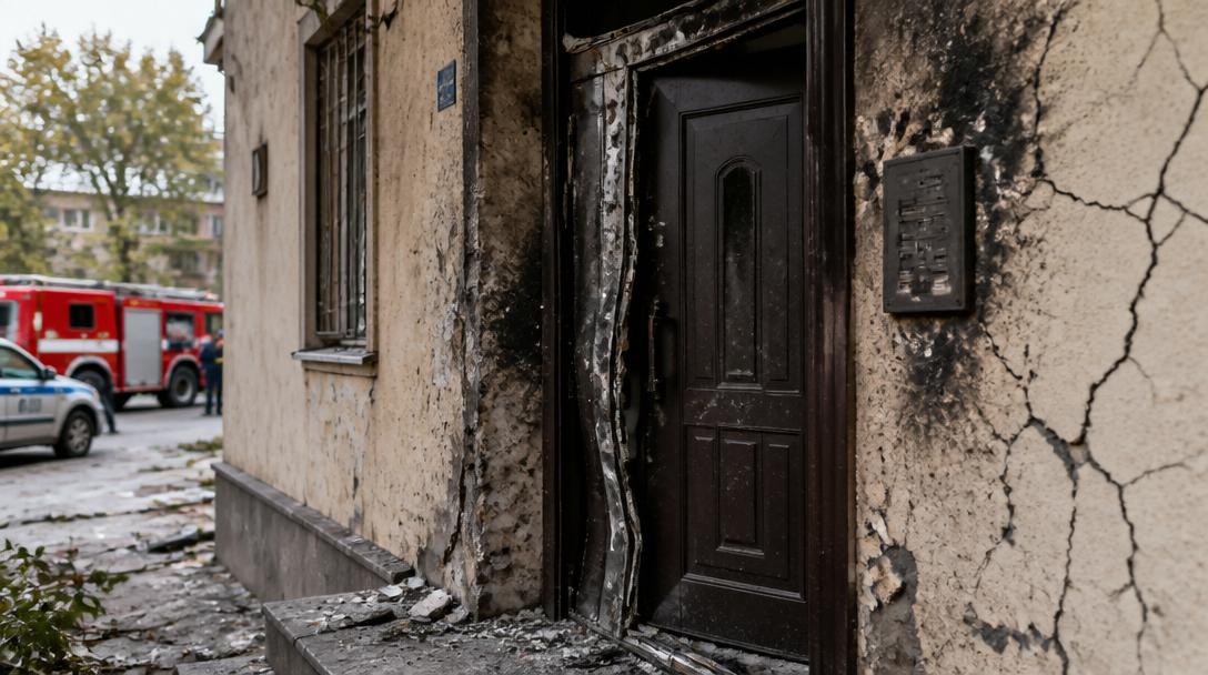 Explosion vid port i Hagsätra natten till tisdag