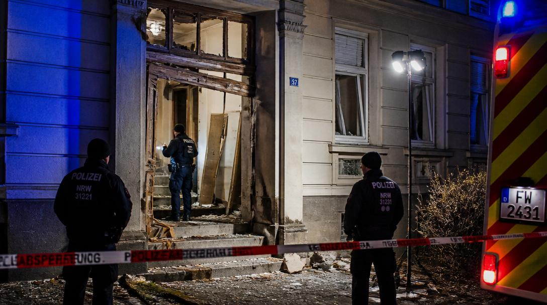 Explosion vid port i Hässelby – ingen skadad
