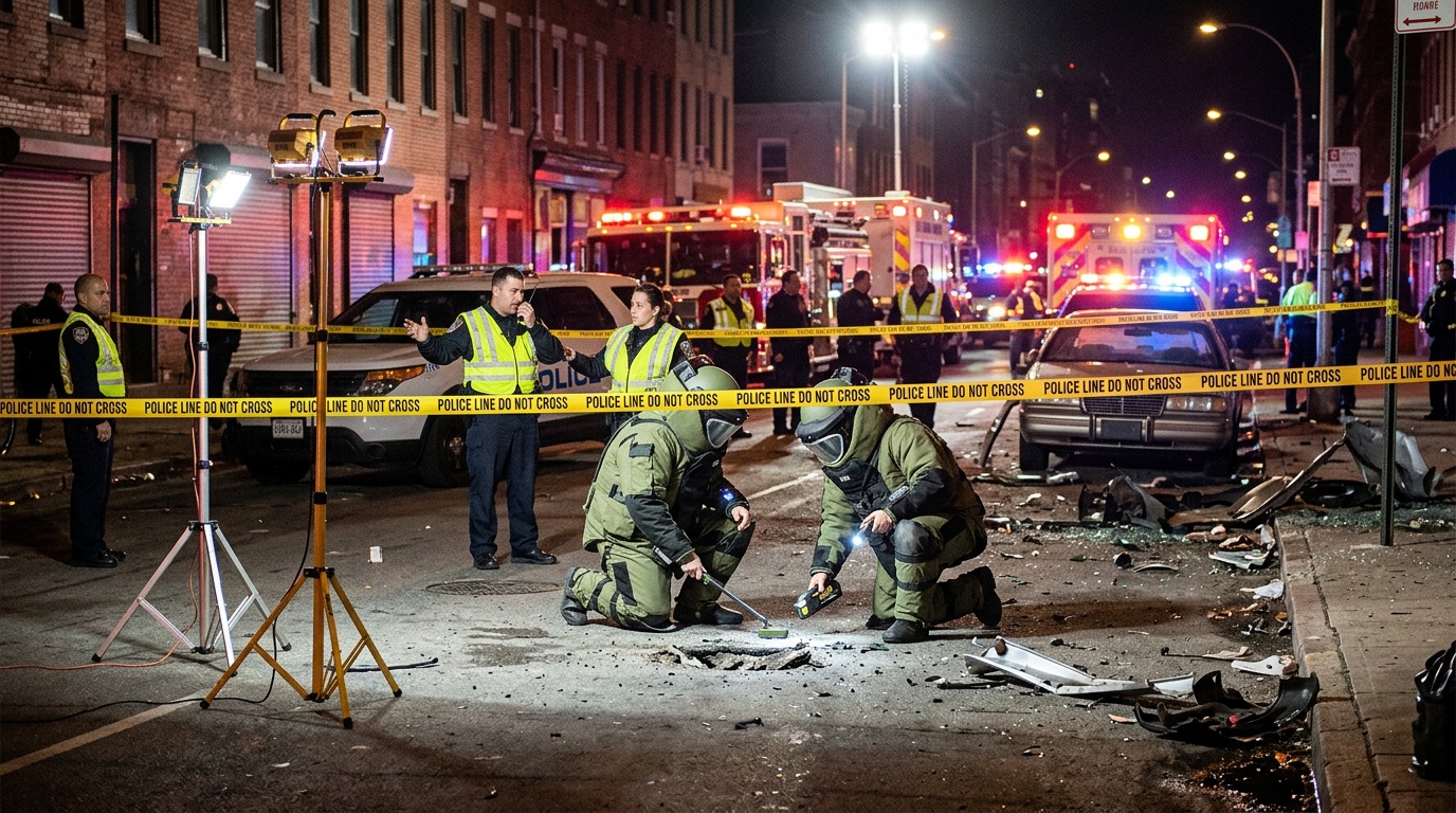 Explosion vid Rosenlundsgatan i Malmö, ingen person skadad