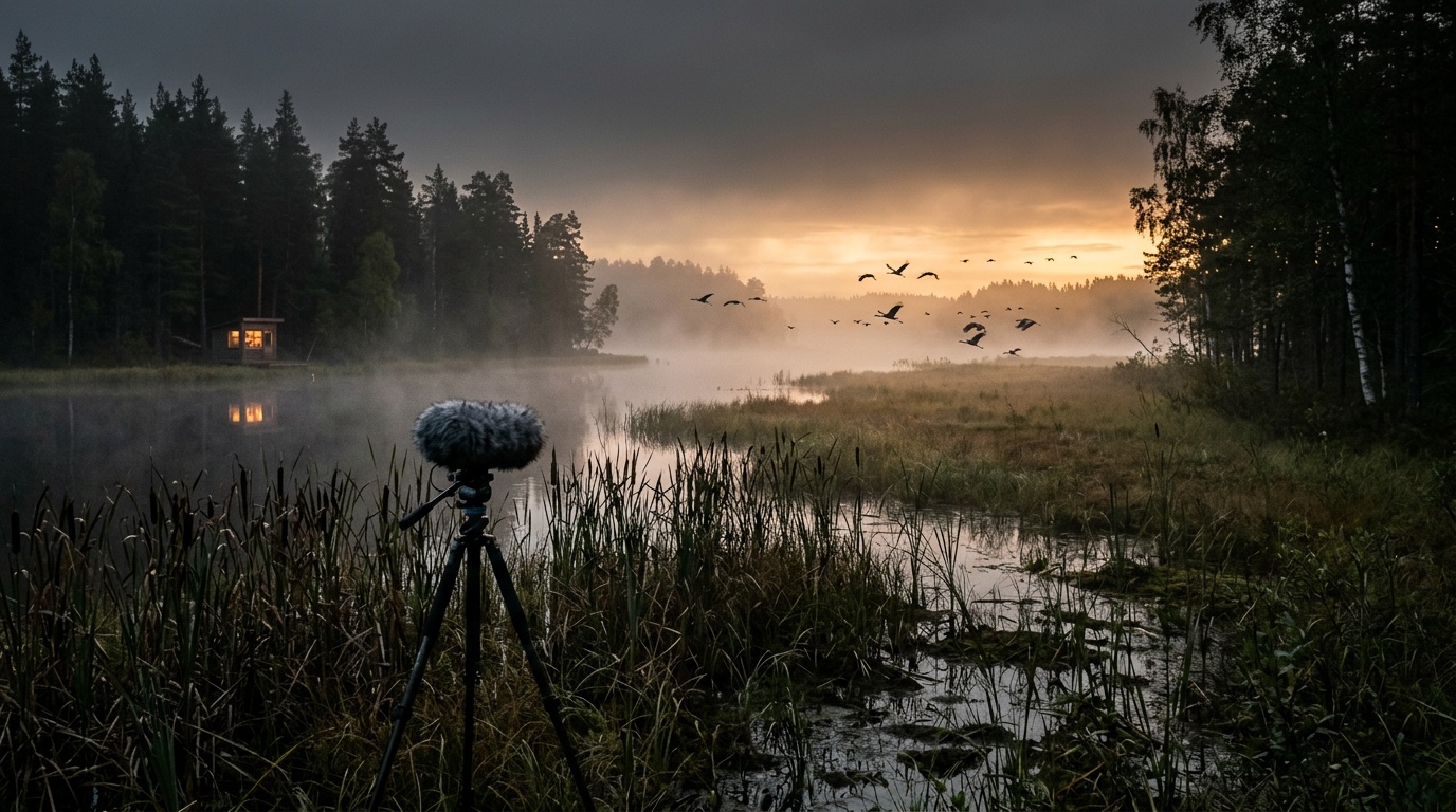 Fågelsångsnatten 2026 sänds för första gången delvis från Finland