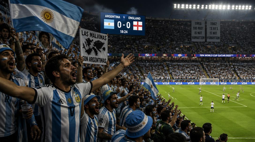 Falklandskriget sätter sin prägel på VM-semifinalen England–Argentina