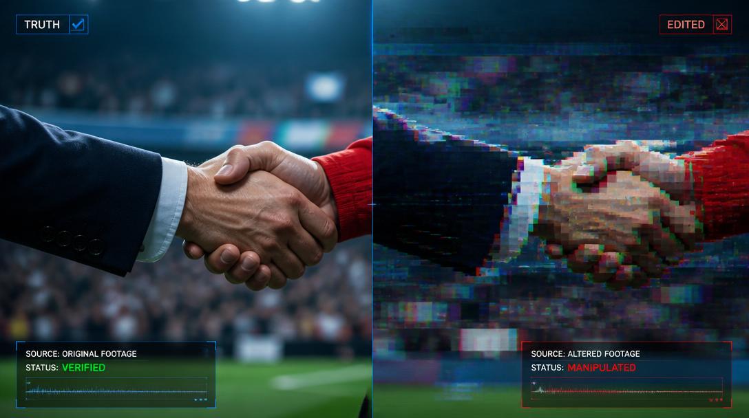 Fejkade VM-bilder sprids viralt, men Yamal skakade Trumps hand