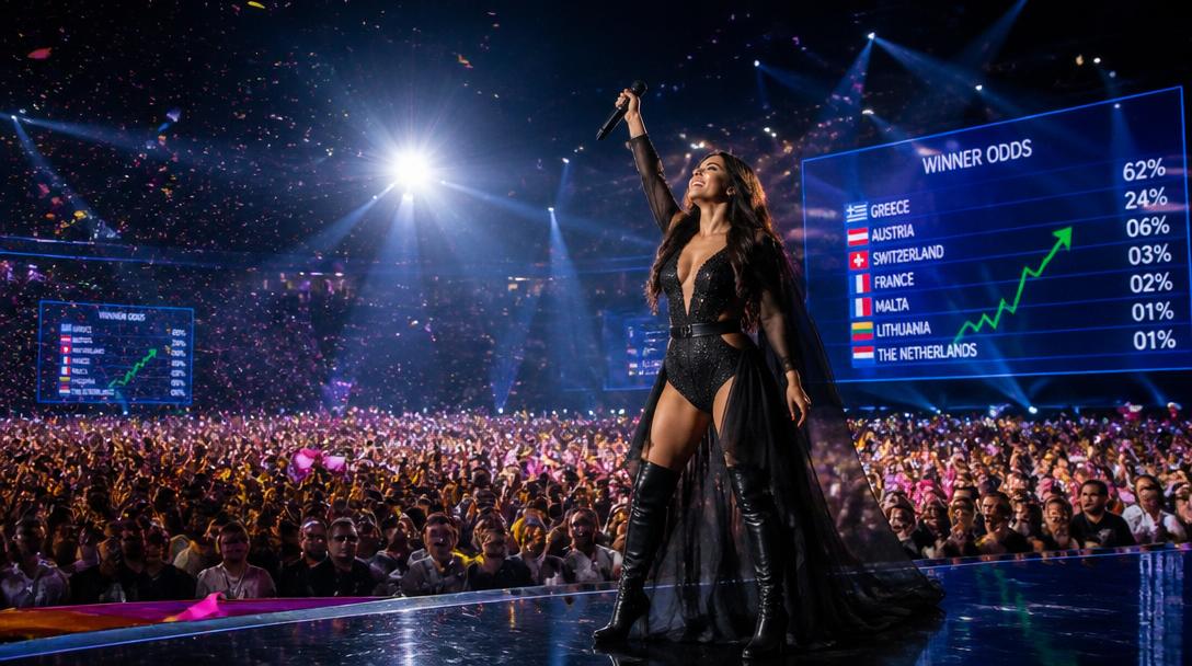 Felicia klättrar till åttondeplats i Eurovisionodds efter finalen