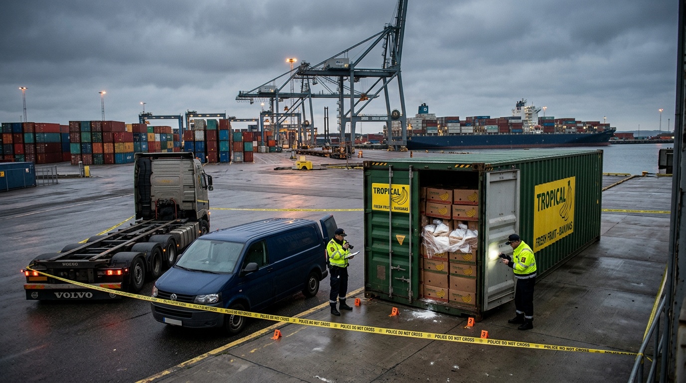 Fem män döms för kokainsmugglingen via banancontainer – en friades