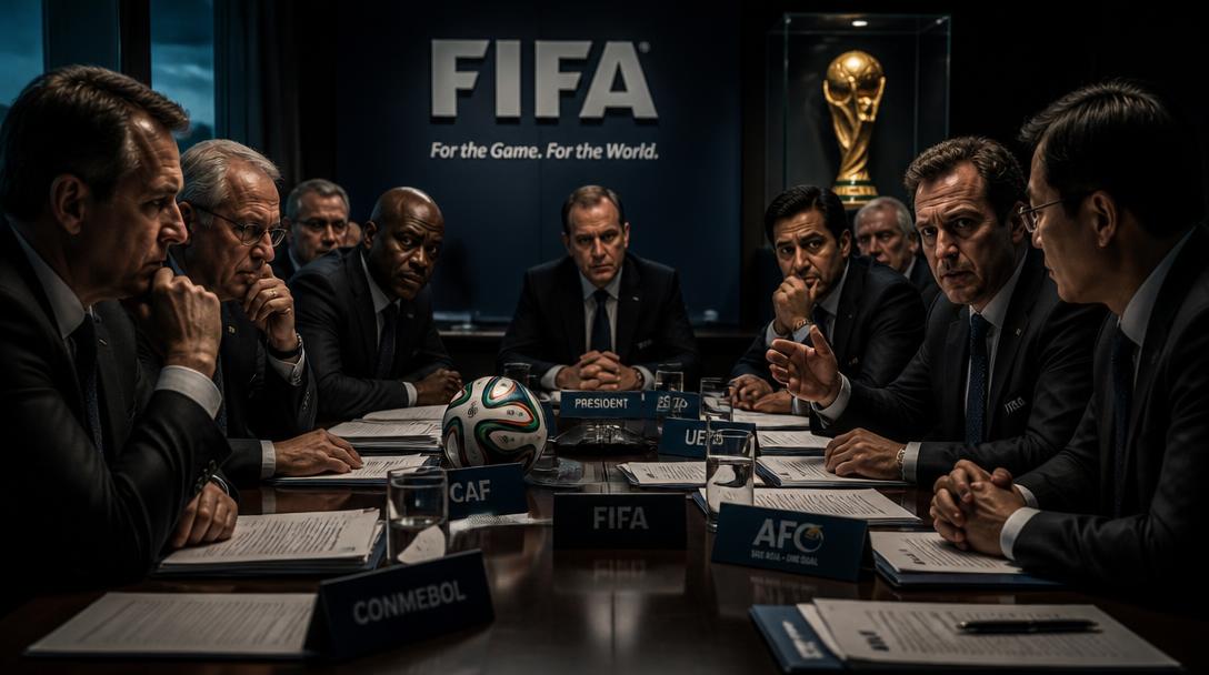 Fifa trotsar kritikstormen och fortsätter processen om VM-rättigheter