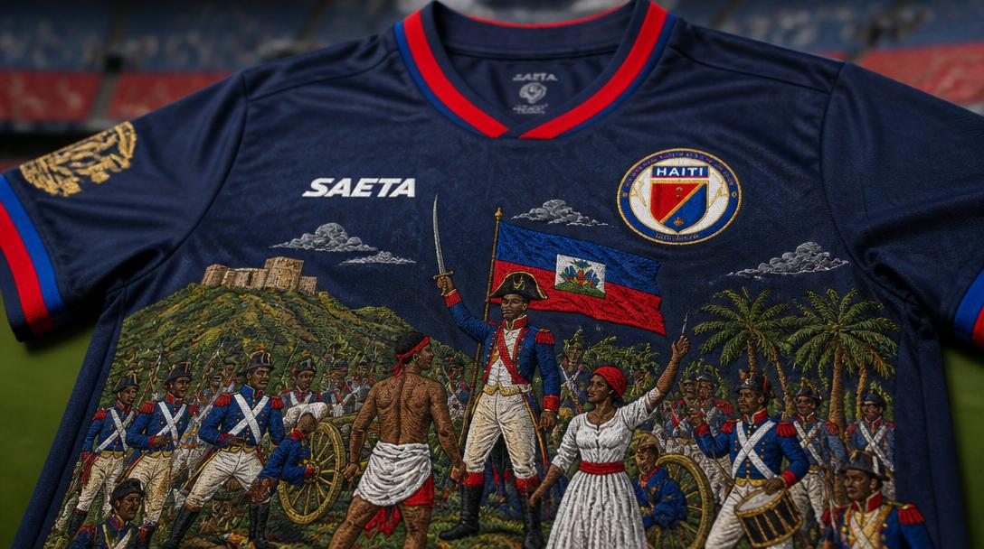Fifa tvingar Haiti byta VM-tröja, krigsscen från 1800-talet bröt mot reglerna