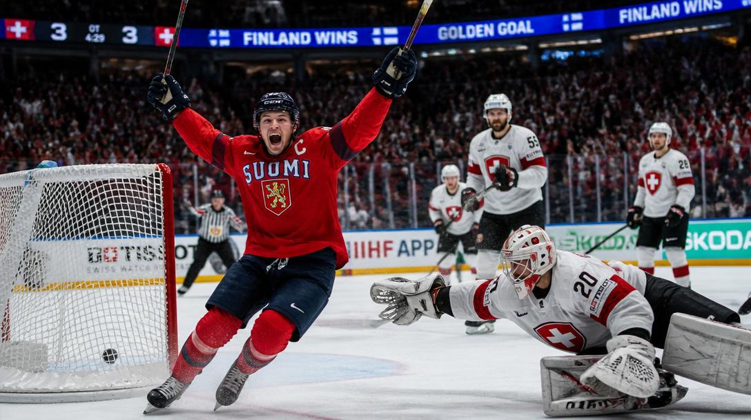 Finland världsmästare i ishockey efter Helenius avgörande i förlängning