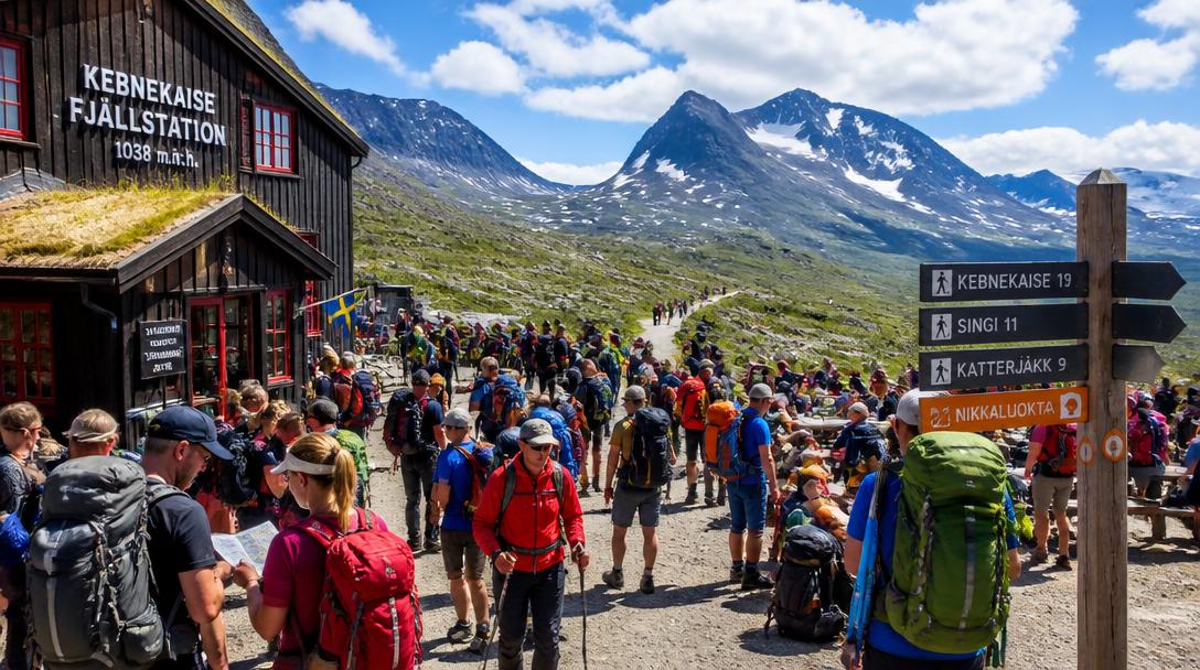 Fjällturismen ökar för tredje året i rad, men når inte pandemins toppnivåer