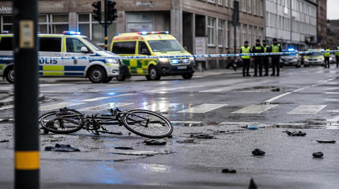 Flicka, 15, död efter påkörning på övergångsställe i Malmö