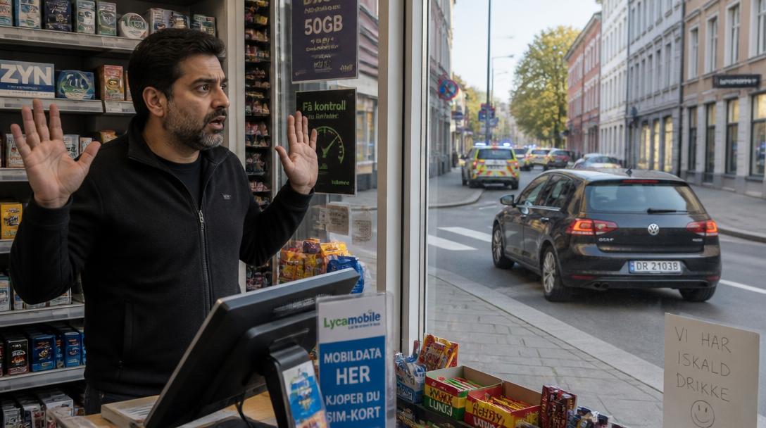Flyktbil körde in i Sverige efter guldrån i Oslo