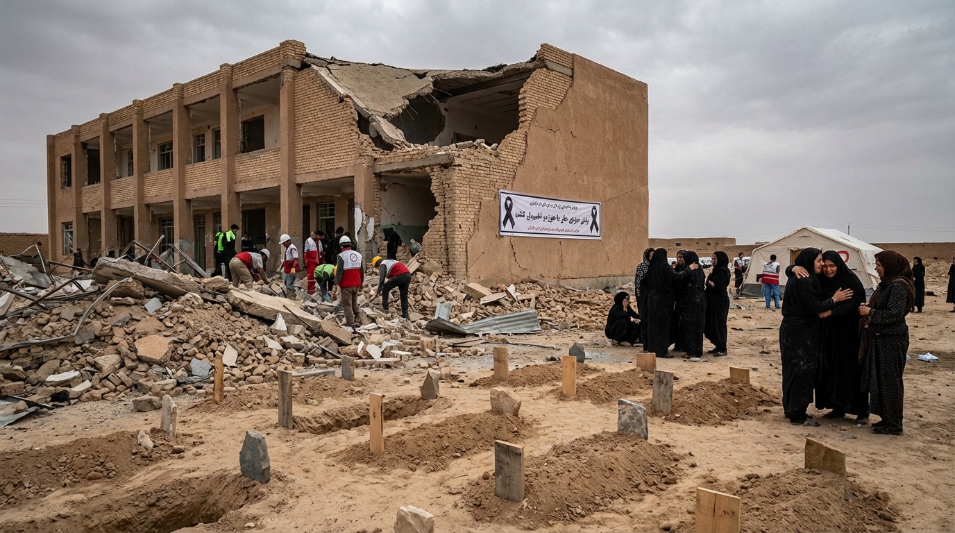 FN kräver snabb utredning efter attack mot skola i Iran som dödade över 150 barn