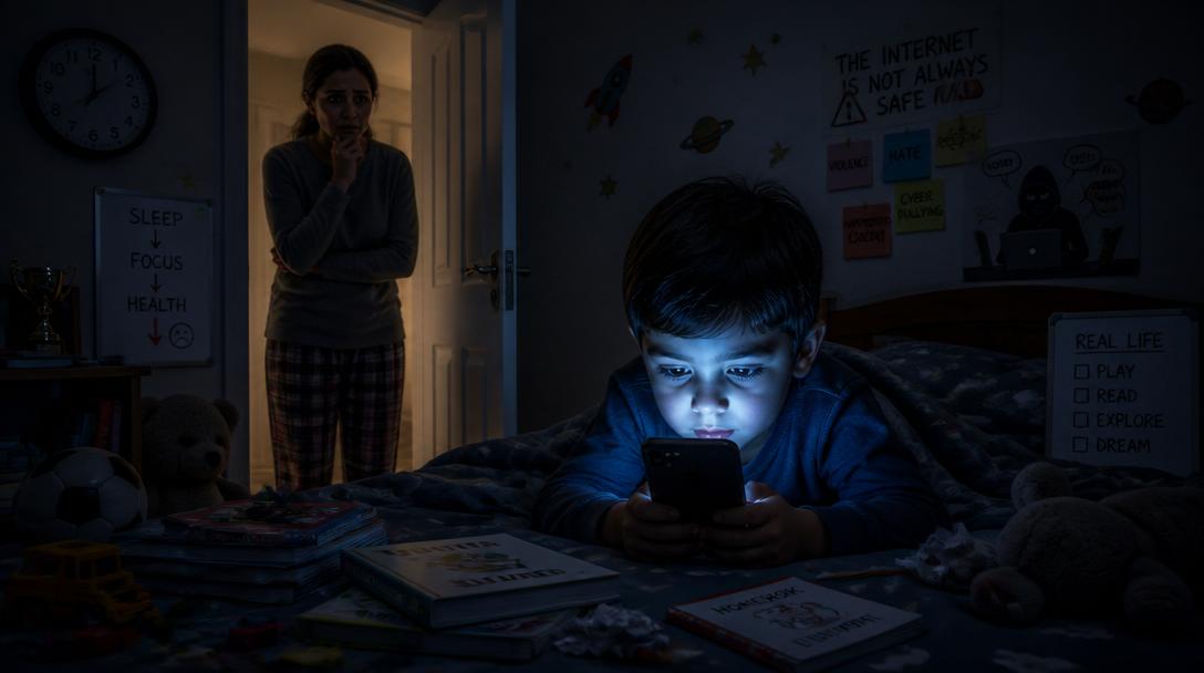 Folkhälsomyndigheten: Barn bör inte ha smartphone före 13 år