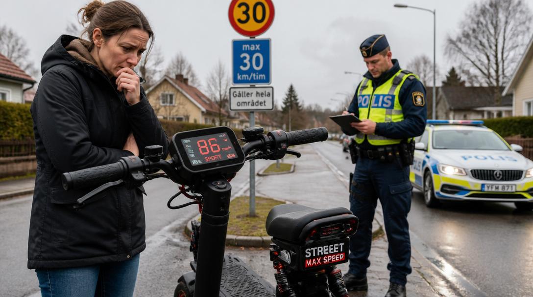 Förälder polisanmäls efter barns fortkörning på elsparkcykel i Gislaved