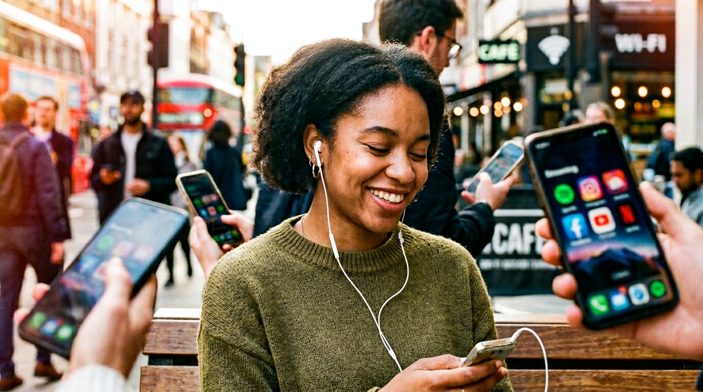 Försäljning av trådbundna hörlurar ökade med 20 procent på sex veckor