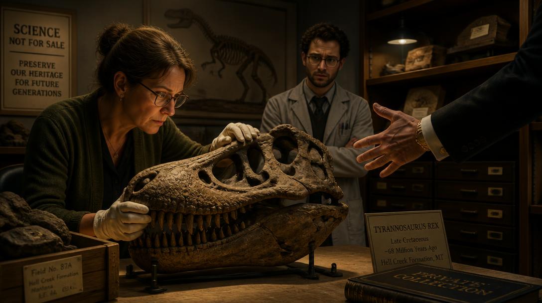 Forskarlarmet: privata fossilköp hotar museer med mindre resurser