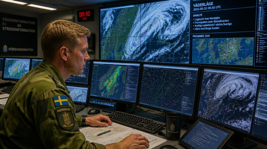Försvarsmakten saknar var femte meteorolog