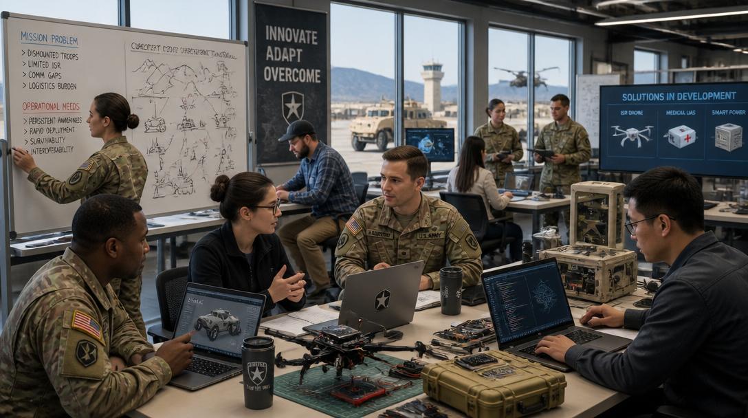Försvarsmakten startar stridslabb där soldater löser egna teknikproblem